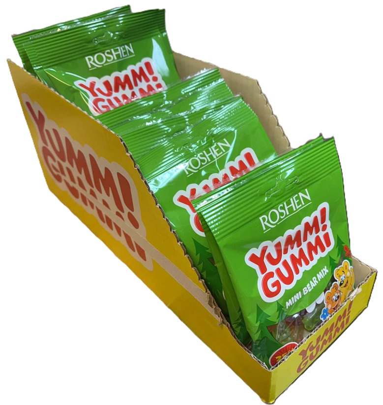 ROSHEN Yummi Gummi - Mini Bear mix 70g karton